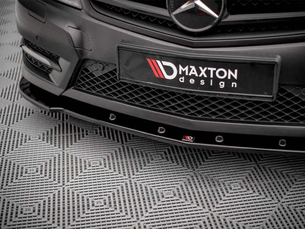Maxton front splitter v2 mercedes-benz c coupe/saloon/estate amg-line c204/w204 facelift models/s204 facelift models 4 Maxton front splitter v2 mercedes-benz c coupe/saloon/estate amg-line c204/w204 facelift models/s204 facelift models - image 4