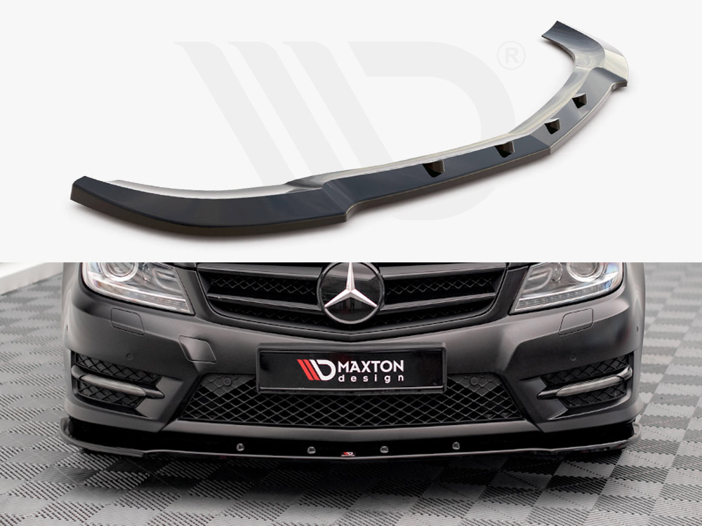 Maxton front splitter v2 mercedes-benz c coupe/saloon/estate amg-line c204/w204 facelift models/s204 facelift models 1 Maxton front splitter v2 mercedes-benz c coupe/saloon/estate amg-line c204/w204 facelift models/s204 facelift models