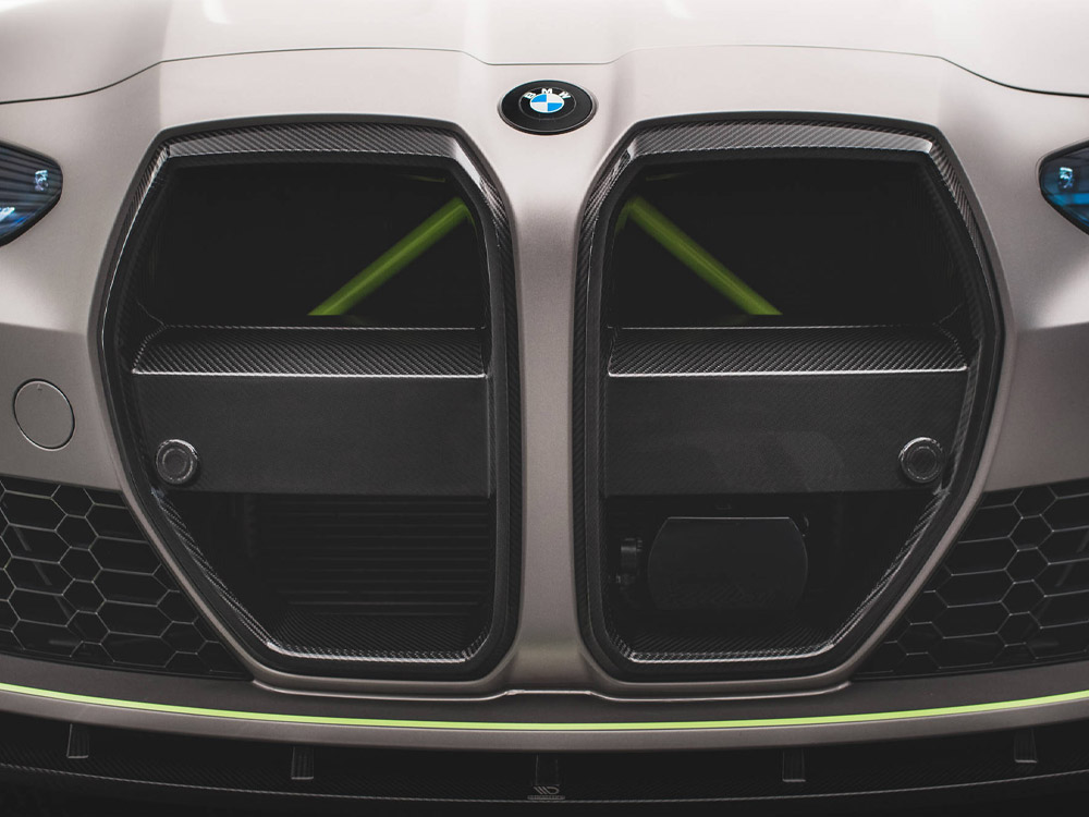 Maxton carbon fibre front grille + licence plate holder base bmw m4 g82 / m3 g80 14 Maxton carbon fibre front grille + licence plate holder base bmw m4 g82 / m3 g80 - image 14