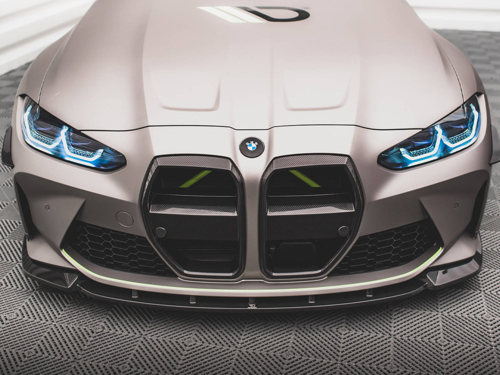 Maxton carbon fibre front grille + licence plate holder base bmw m4 g82 / m3 g80 6 Maxton carbon fibre front grille + licence plate holder base bmw m4 g82 / m3 g80 - image 6