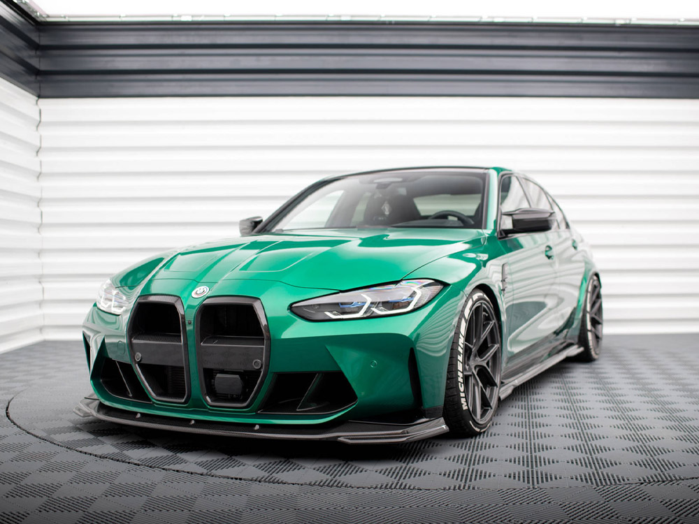 Maxton carbon fibre front grille + licence plate holder base bmw m4 g82 / m3 g80 4 Maxton carbon fibre front grille + licence plate holder base bmw m4 g82 / m3 g80 - image 4