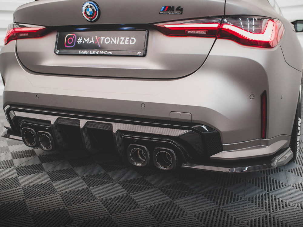 Maxton carbon fibre rear side splitters bmw m4 g82 5 Maxton carbon fibre rear side splitters bmw m4 g82 - image 5