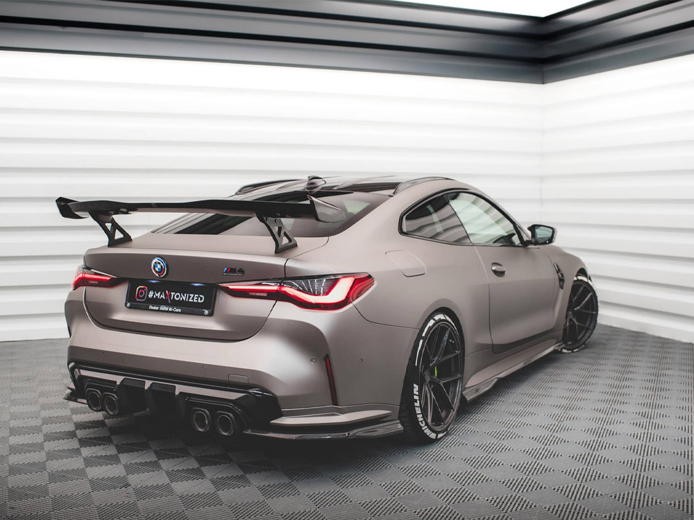 Maxton carbon fibre rear side splitters bmw m4 g82 2 Maxton carbon fibre rear side splitters bmw m4 g82 - image 2