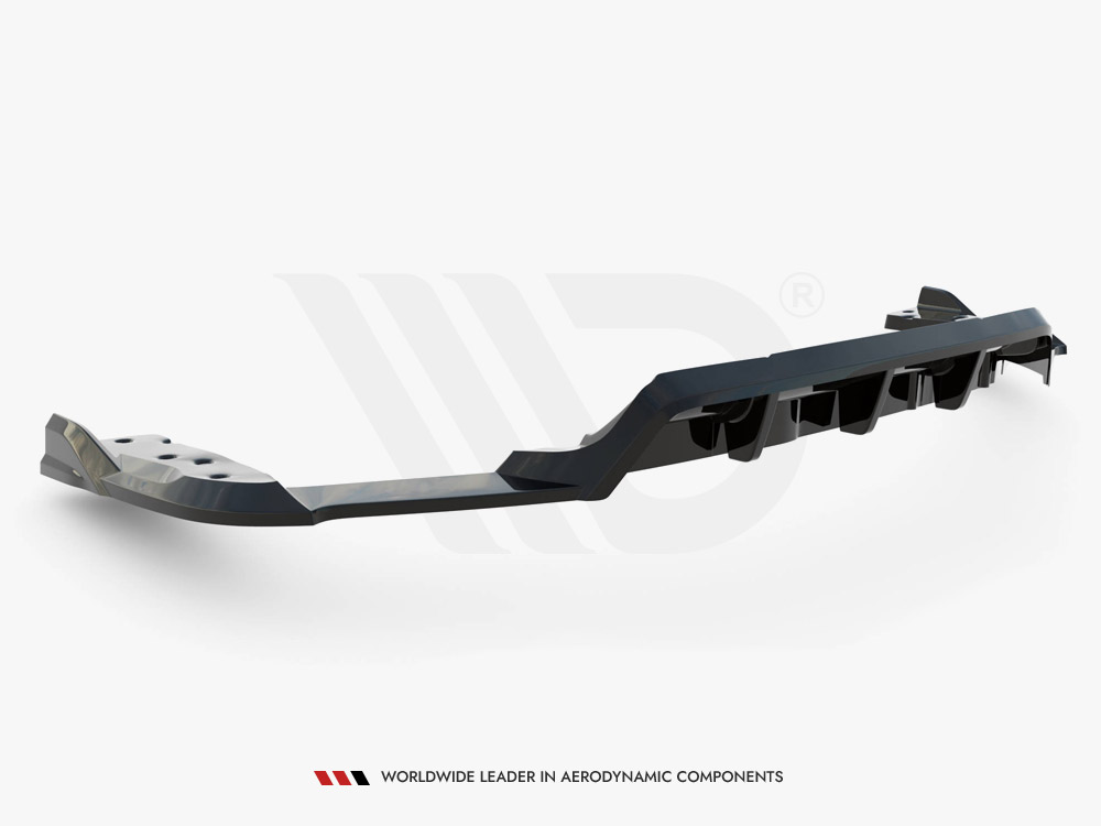 Maxton central rear splitter (vertical bars) bmw x6 m f96 7 Maxton central rear splitter (vertical bars) bmw x6 m f96 - image 7