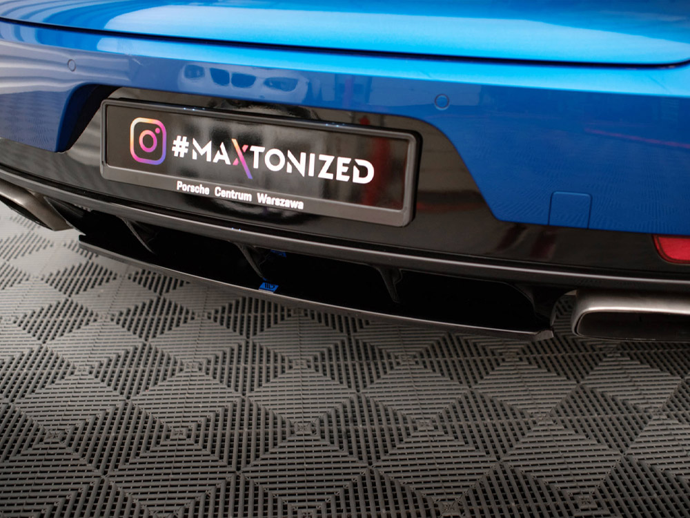 Maxton central rear splitter porsche macan mk1 4 Maxton central rear splitter porsche macan mk1 - image 4