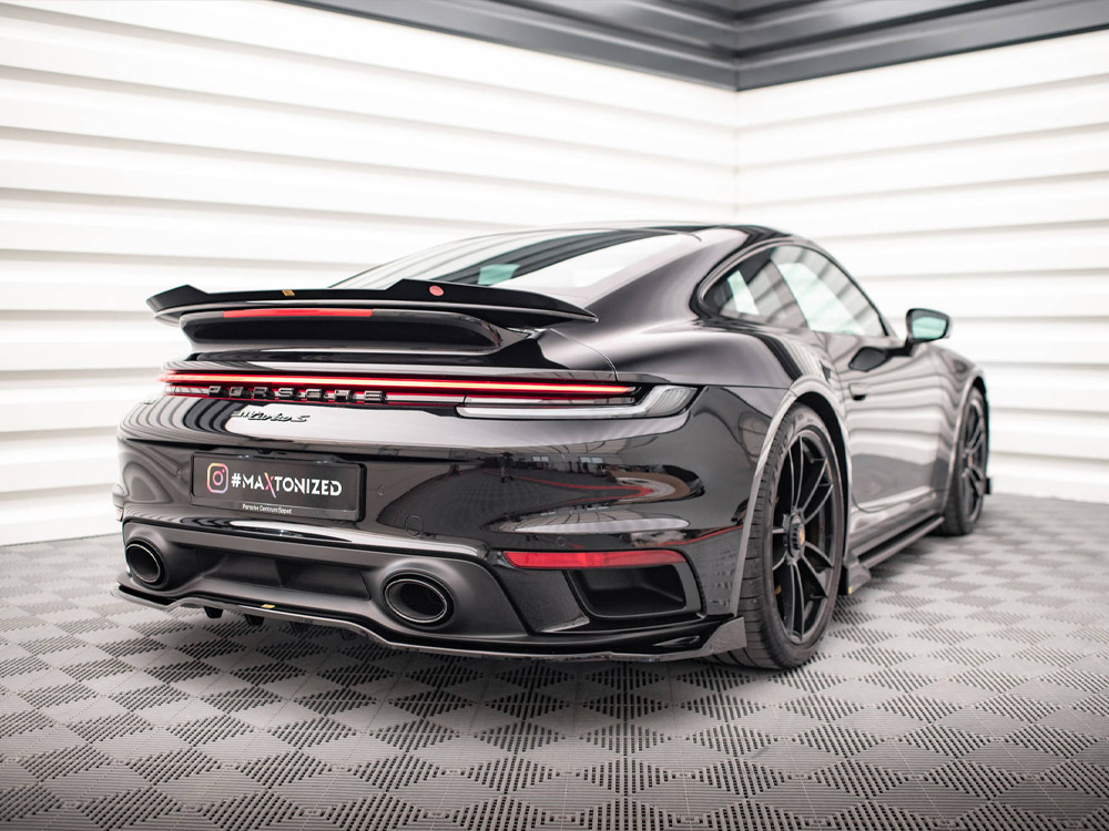 Maxton rear splitter (vertical bars) porsche 911 turbo s 992 2 Maxton rear splitter (vertical bars) porsche 911 turbo s 992 - image 2