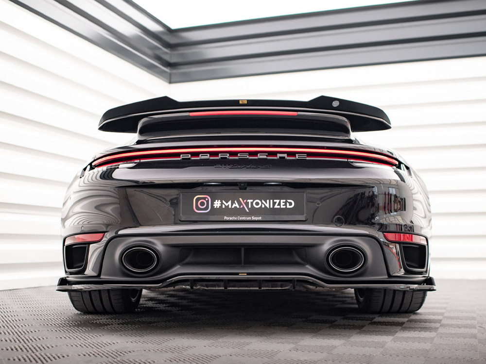 Maxton rear splitter (vertical bars) porsche 911 turbo s 992 3 Maxton rear splitter (vertical bars) porsche 911 turbo s 992 - image 3