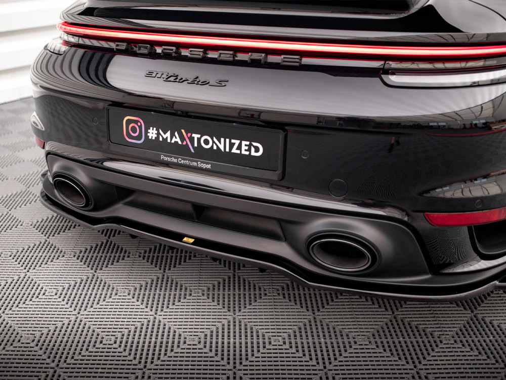 Maxton rear splitter (vertical bars) porsche 911 turbo s 992 4 Maxton rear splitter (vertical bars) porsche 911 turbo s 992 - image 4