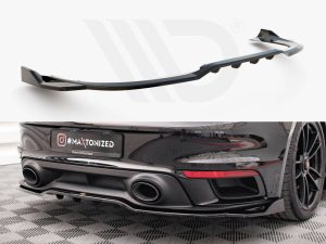 Maxton Rear Splitter (Vertical Bars) Porsche 911 Turbo S 992