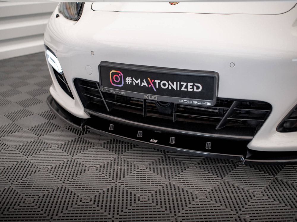 Maxton front splitter v1 porsche panamera turbo sport design package 970 4 Maxton front splitter v1 porsche panamera turbo sport design package 970 - image 4