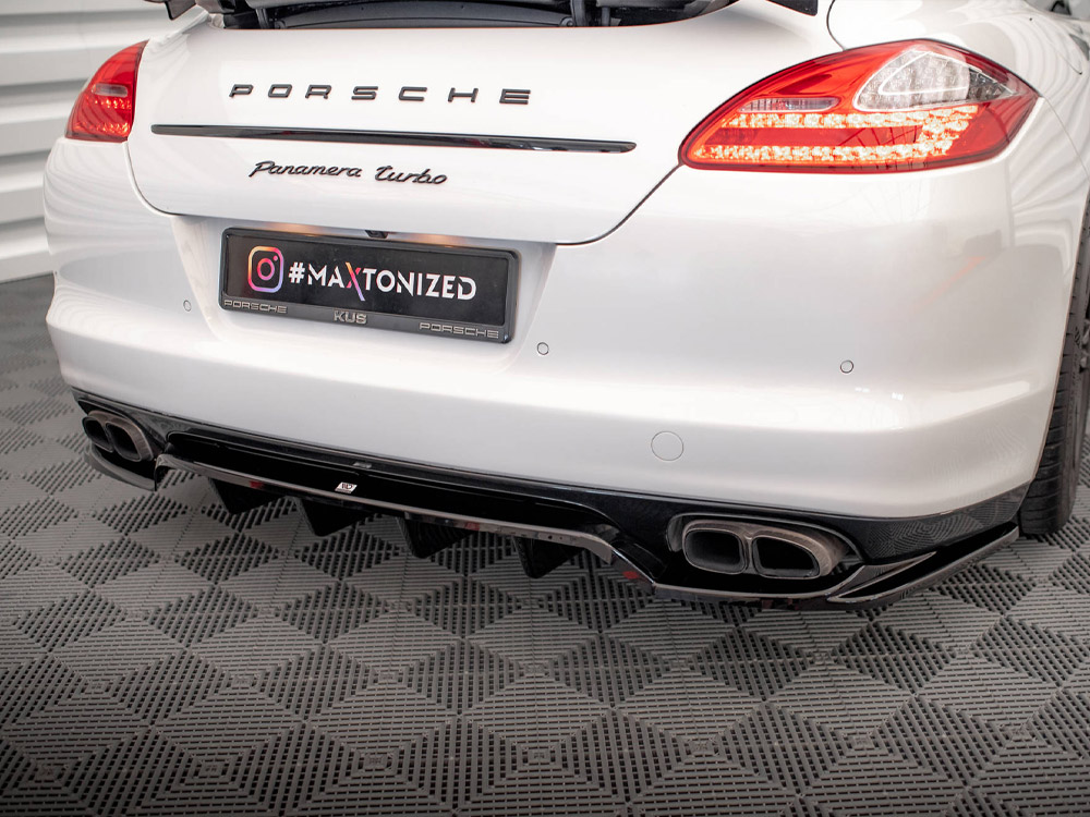 Maxton rear splitter (vertical bars) porsche panamera turbo 970 3 Maxton rear splitter (vertical bars) porsche panamera turbo 970 - image 3