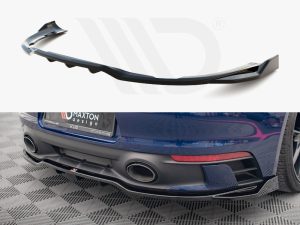 Maxton Rear Splitter (Vertical Bars) V2 Porsche 911 Carrera Aero/Carrera GTS 992