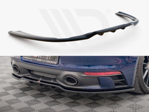 Maxton Rear Splitter (Vertical Bars) V1 Porsche 911 Carrera Aero/Carrera GTS 992
