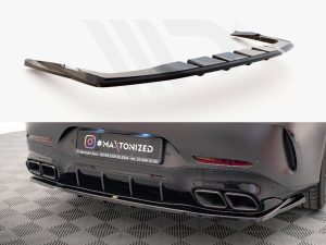 Maxton Rear Splitter (Vertical Bars) Mercedes AMG GT 63S 4-Door Coupe Aero