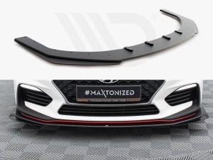 Maxton Street Pro Front Splitter + Flaps Hyundai i30 N Mk3 Hatchback/Fastback