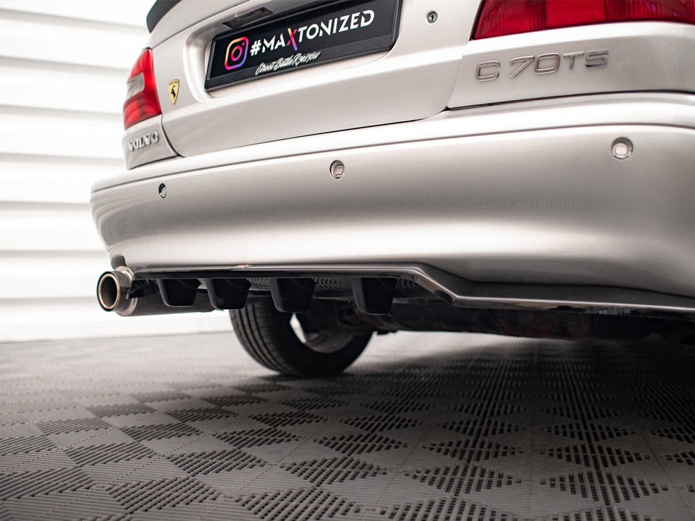 Maxton central rear splitter (vertical bars) volvo c70 mk1 5 Maxton central rear splitter (vertical bars) volvo c70 mk1 - image 5