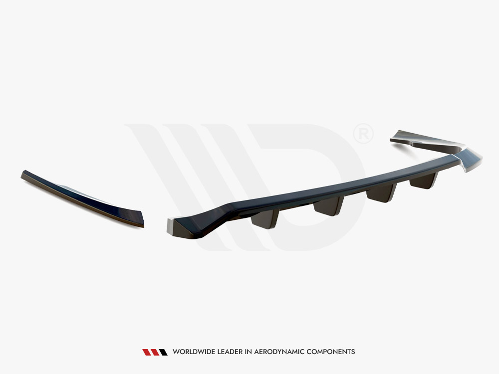 Maxton central rear splitter (vertical bars) volvo c70 mk1 7 Maxton central rear splitter (vertical bars) volvo c70 mk1 - image 7