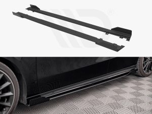 Maxton Street Pro Side Skirts Diffusers + Flaps Mercedes A35 AMG/AMG-Line Aero Pack W177