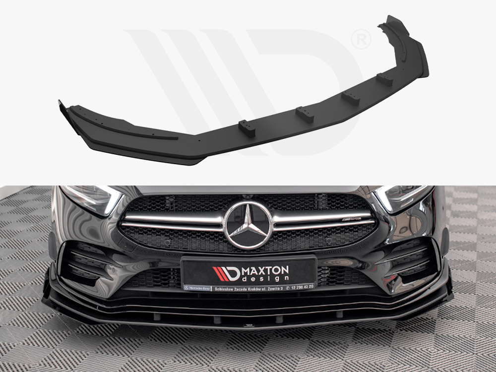Maxton street pro front splitter + flaps mercedes a35 amg/amg-line aero pack w177 1 Maxton street pro front splitter + flaps mercedes a35 amg/amg-line aero pack w177