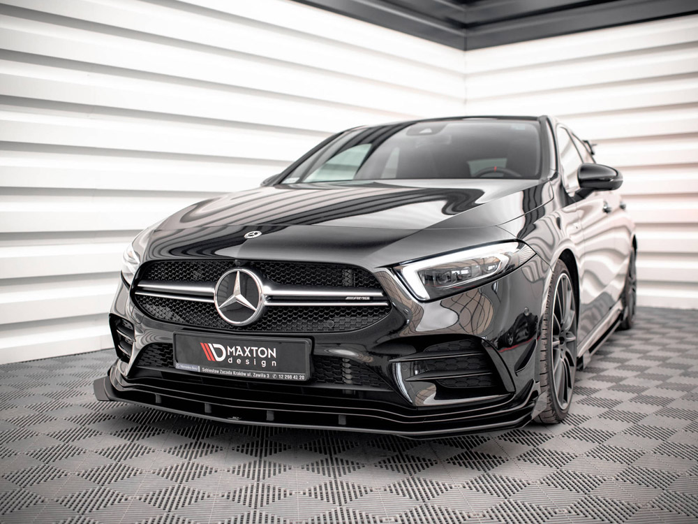 Maxton street pro front splitter + flaps mercedes a35 amg/amg-line aero pack w177 2 Maxton street pro front splitter + flaps mercedes a35 amg/amg-line aero pack w177 - image 2