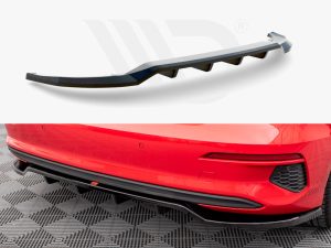 Maxton Central Rear Splitter (Vertical Bars) Audi A3 Sportback 8Y