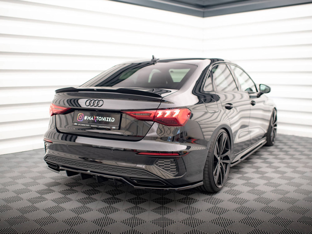 Maxton spoiler cap audi a3/a3 s-line/s3/rs3 saloon 8y 2 Maxton spoiler cap audi a3/a3 s-line/s3/rs3 saloon 8y - image 2