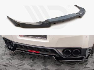 Maxton Rear Splitter (Vertical Bars) Nissan GTR R35 Mk1 Facelift Models