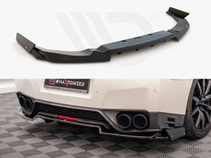 Maxton Rear Splitter + Flaps Nissan GTR R35 1st Facelift Models