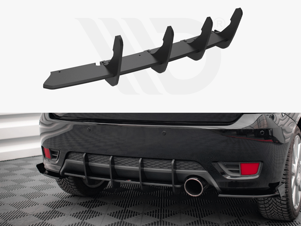 Maxton street pro rear diffuser ford fiesta st mk6 1 Maxton street pro rear diffuser ford fiesta st mk6