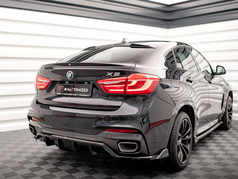 Maxton spoiler cap 3d v2 bmw x6 f16 m-pack / x6 m f86 2 Maxton spoiler cap 3d v2 bmw x6 f16 m-pack / x6 m f86 - image 2