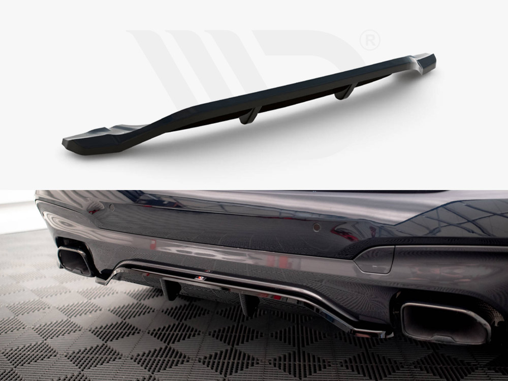 Maxton central rear splitter (vertical bars) bmw x3 m40i/m40d g01 1 Maxton central rear splitter (vertical bars) bmw x3 m40i/m40d g01