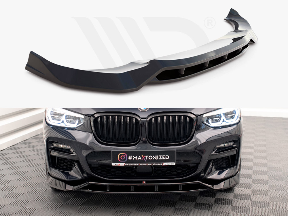 Maxton front splitter v2 bmw x3 m40d / m40i / m-pack g01 1 Maxton front splitter v2 bmw x3 m40d / m40i / m-pack g01