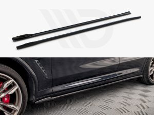 Maxton Side Skirts Diffusers V2 BMW X3 M40d / M40i / M-Pack G01