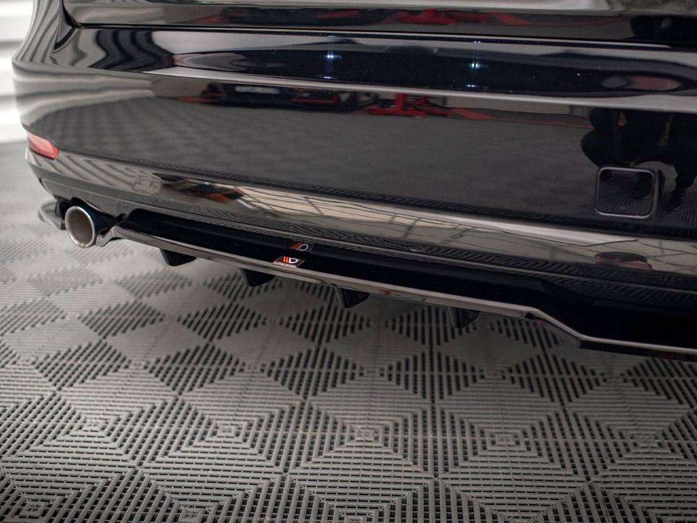 Maxton central rear splitter (vertical bars) bmw 3 gt f34 4 Maxton central rear splitter (vertical bars) bmw 3 gt f34 - image 4