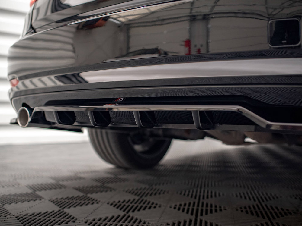 Maxton central rear splitter (vertical bars) bmw 3 gt f34 3 Maxton central rear splitter (vertical bars) bmw 3 gt f34 - image 3