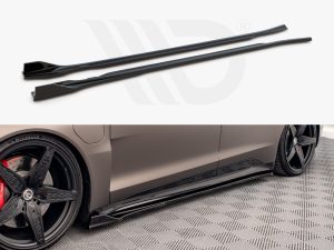 Maxton Side Skirts Diffusers V2 Audi e-Tron GT / RS GT Mk1