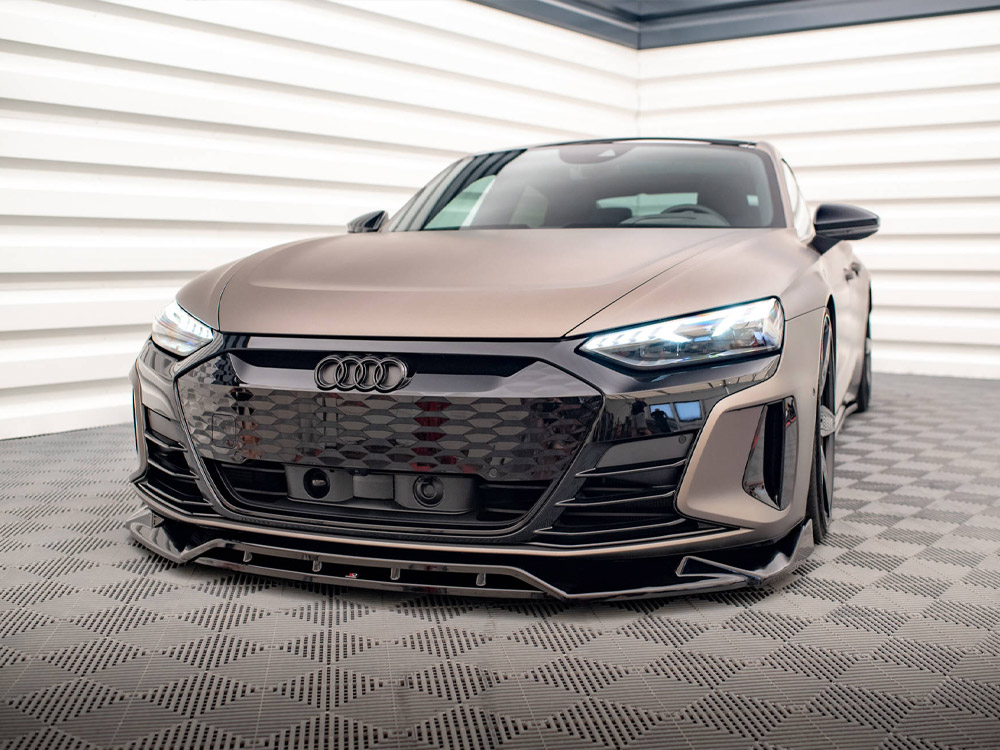 Maxton front splitter v2 audi e-tron gt / rs gt mk1 2 Maxton front splitter v2 audi e-tron gt / rs gt mk1 - image 2