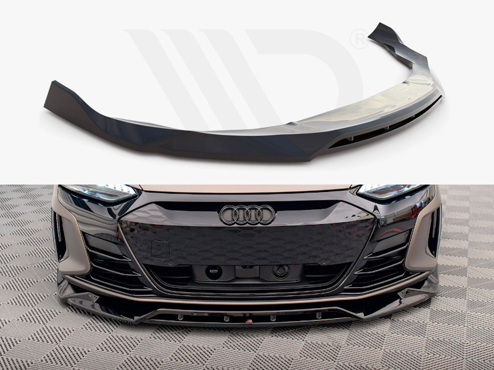 Maxton front splitter v2 audi e-tron gt / rs gt mk1 1 Maxton front splitter v2 audi e-tron gt / rs gt mk1