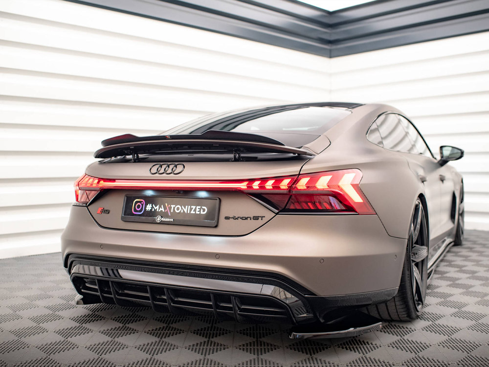 Maxton spoiler cap audi e-tron gt/rs gt mk1 2 Maxton spoiler cap audi e-tron gt/rs gt mk1 - image 2
