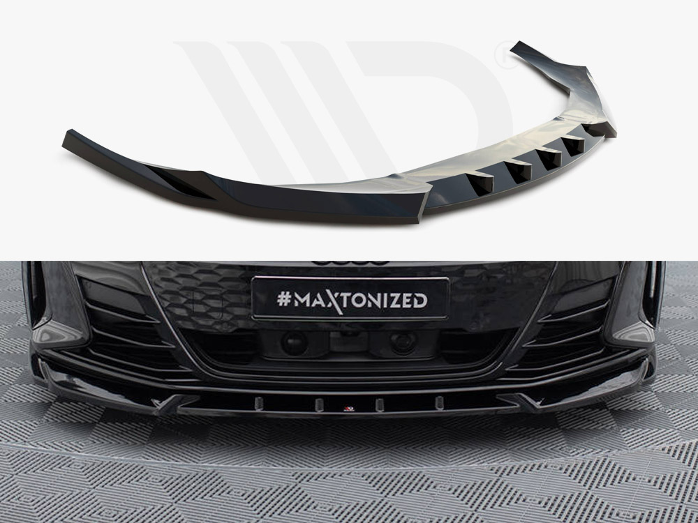 Maxton front splitter v1 audi e-tron gt / rs gt mk1 1 Maxton front splitter v1 audi e-tron gt / rs gt mk1
