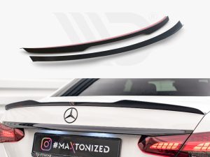 Maxton Spoiler Cap Mercedes E Saloon AMG Line W213 Facelift Models