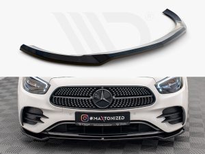 Maxton Front Splitter V1 Mercedes E AMG Line W213 Facelift Models