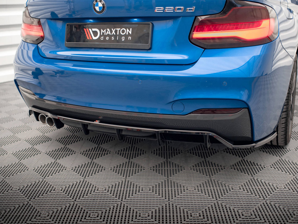 Maxton central rear splitter (vertical bars) bmw 2 series m-pack f22 3 Maxton central rear splitter (vertical bars) bmw 2 series m-pack f22 - image 3