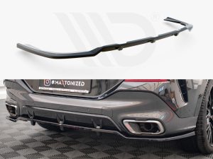 Maxton Central Rear Splitter (Vertical Bars) V2 BMW X6 M-Pack G06