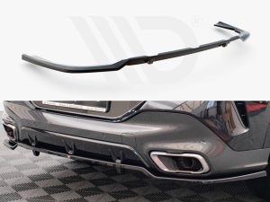 Maxton Central Rear Splitter (Vertical Bars) V3 BMW X6 M-Pack G06