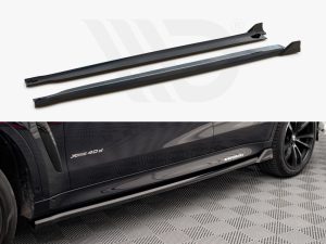 Maxton Side Skirts Diffusers V2 BMW X6 M Sport F16
