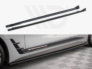 Maxton Side Skirts Diffusers V2 BMW 4 Series Gran Coupe M-Pack/M440i G26