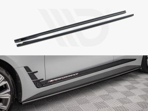 Maxton Side Skirts Diffusers V1 BMW 4 Series Gran Coupe M-Pack/M440i G26