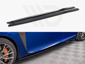 Maxton Side Skirts Diffusers Lexus GS F Mk4 Facelift Models