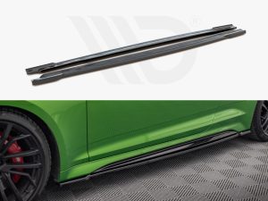 Maxton Side Skirts Diffusers Audi RS5 Coupe F5 Facelift Models